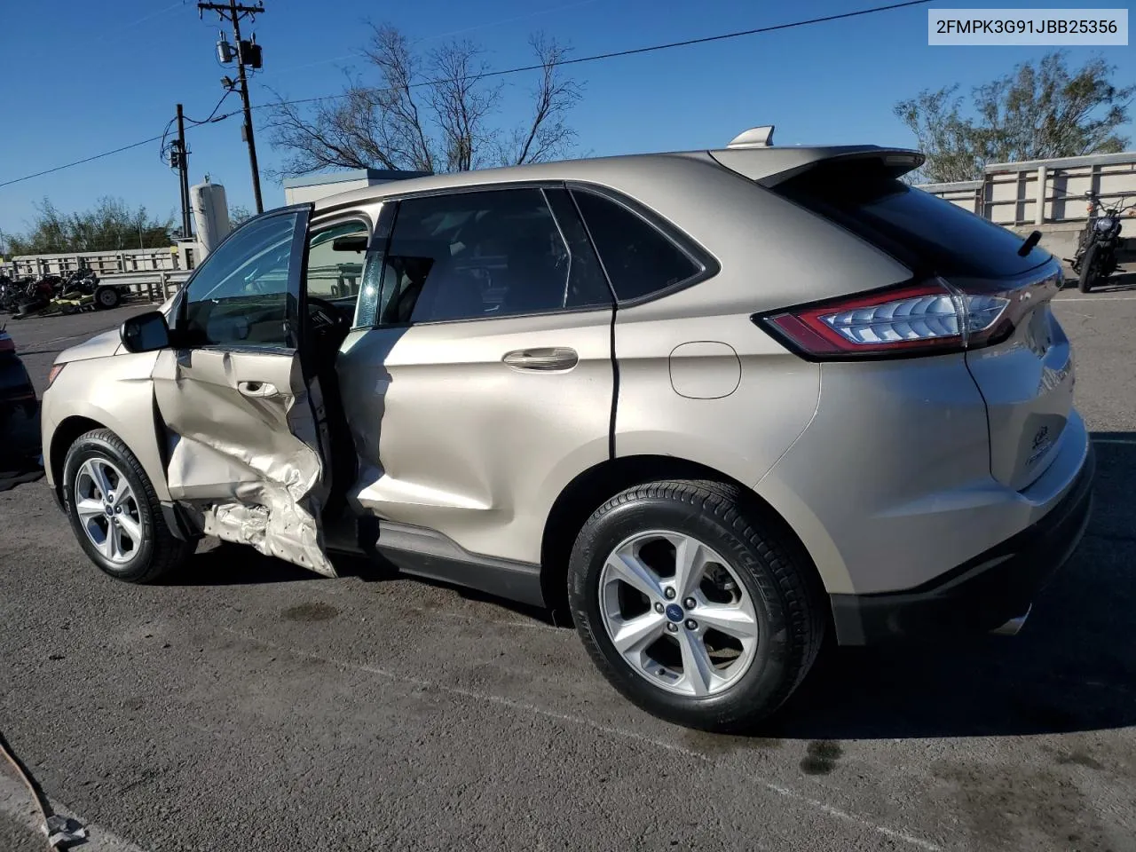 2018 Ford Edge Se VIN: 2FMPK3G91JBB25356 Lot: 80169204