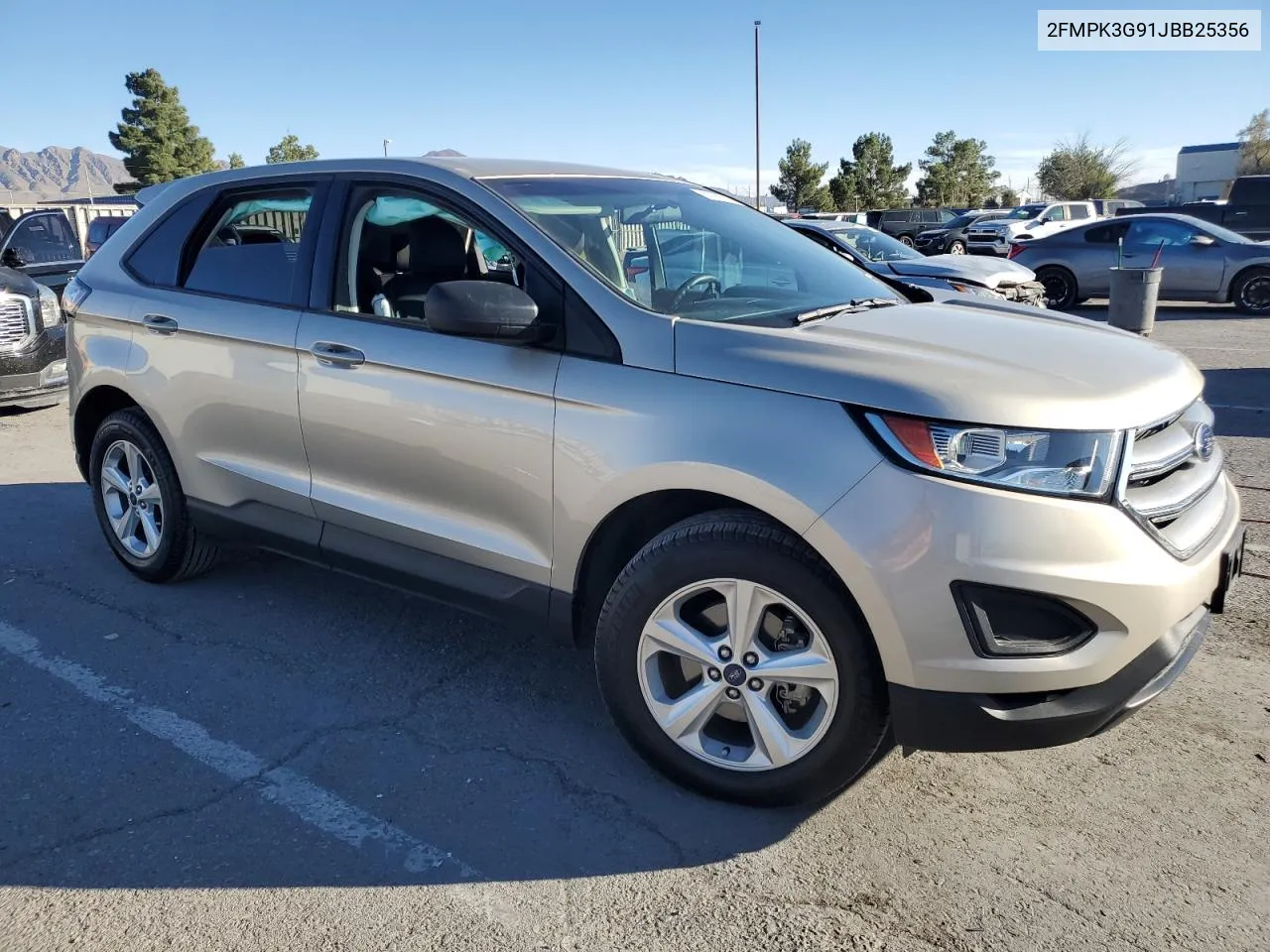 2018 Ford Edge Se VIN: 2FMPK3G91JBB25356 Lot: 80169204