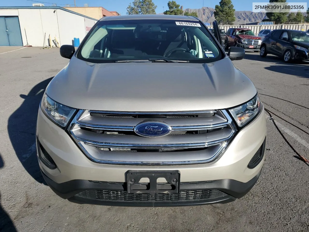 2018 Ford Edge Se VIN: 2FMPK3G91JBB25356 Lot: 80169204