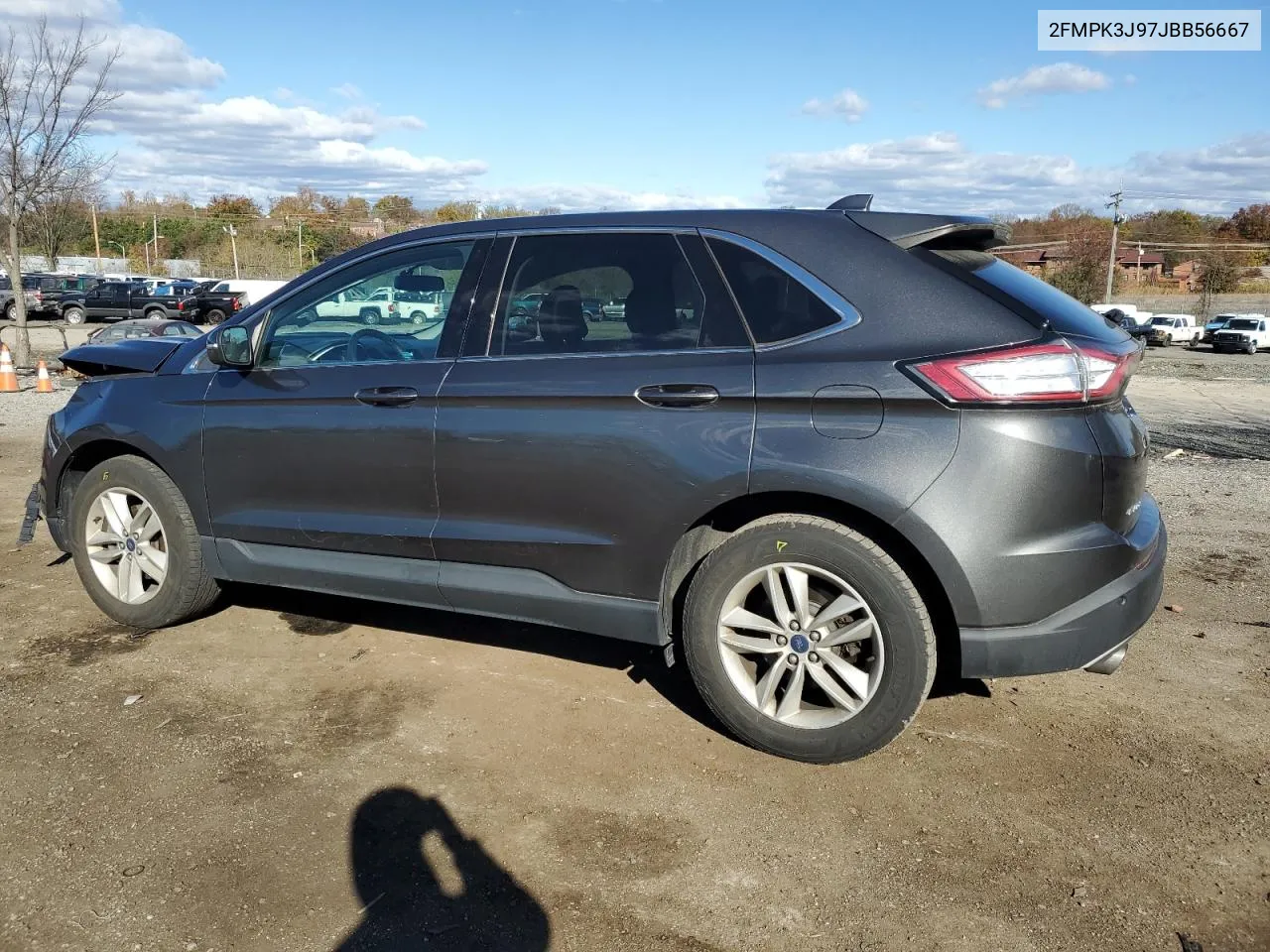 2018 Ford Edge Sel VIN: 2FMPK3J97JBB56667 Lot: 80185064