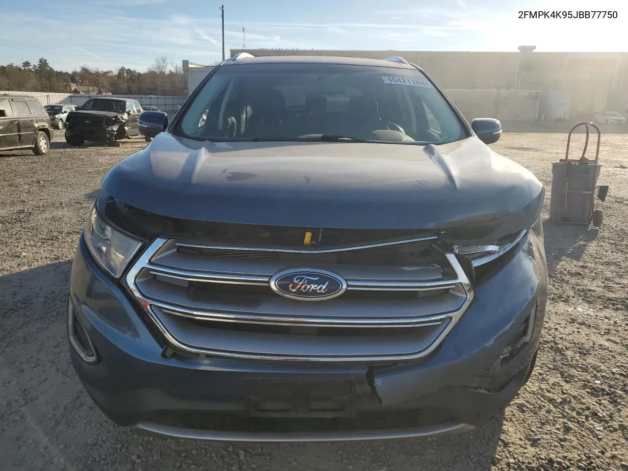 2018 Ford Edge Titanium VIN: 2FMPK4K95JBB77750 Lot: 80421184