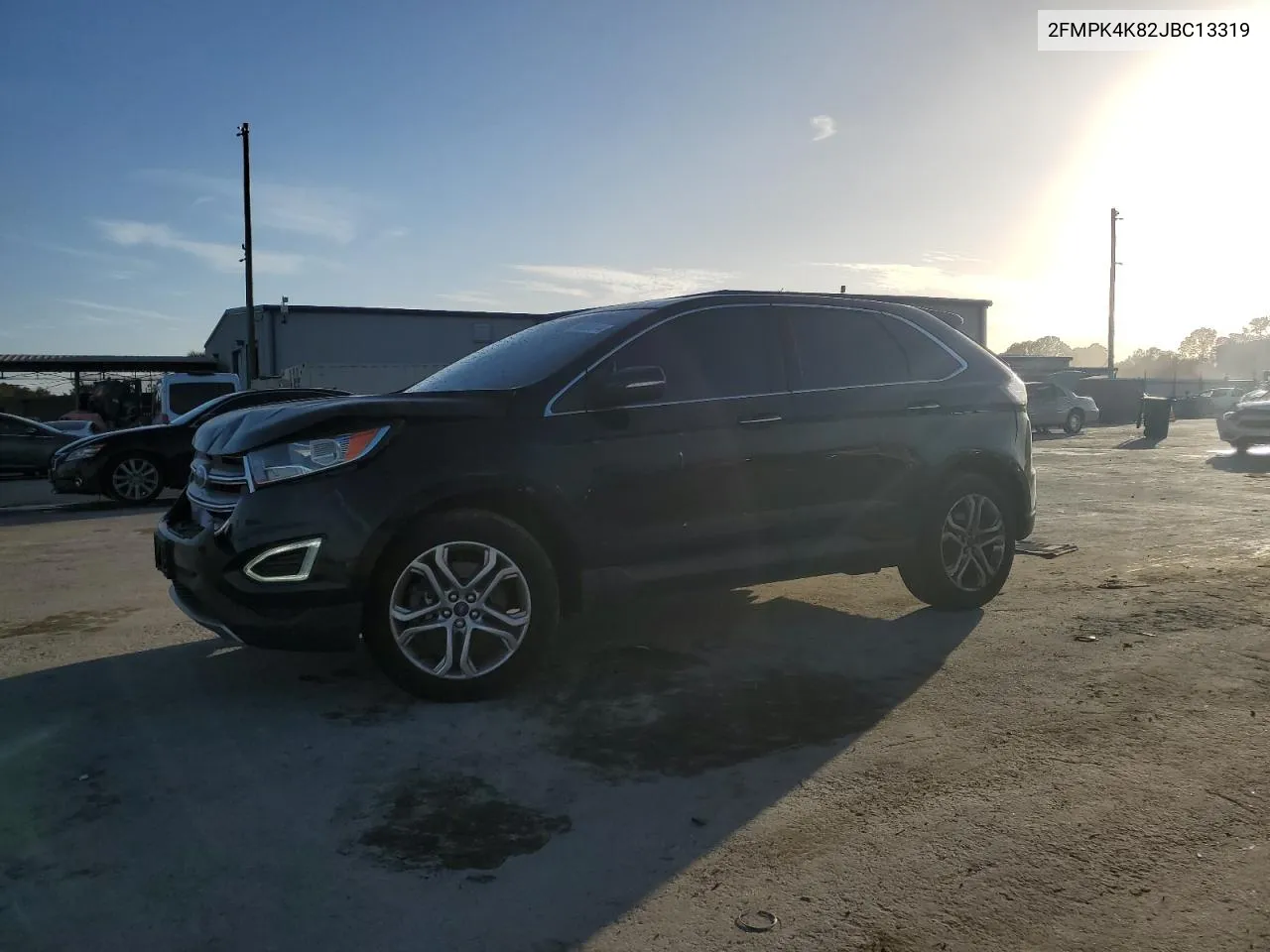 2018 Ford Edge Titanium VIN: 2FMPK4K82JBC13319 Lot: 80663014