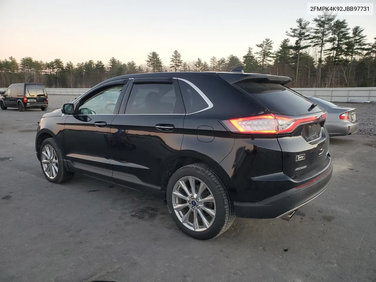 2018 Ford Edge Titanium VIN: 2FMPK4K92JBB97731 Lot: 81428524