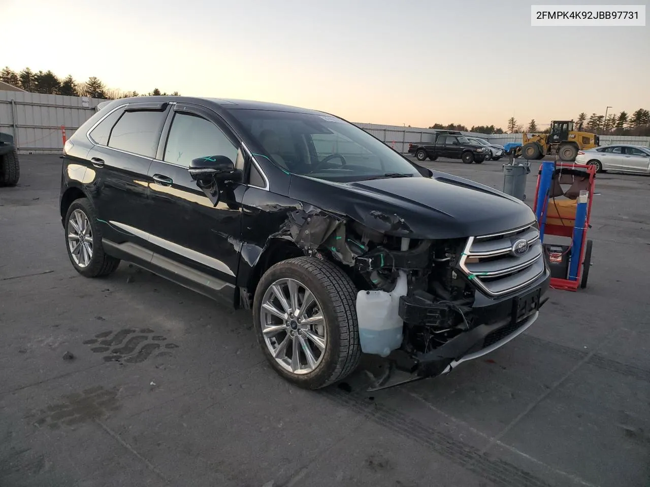 2018 Ford Edge Titanium VIN: 2FMPK4K92JBB97731 Lot: 81428524