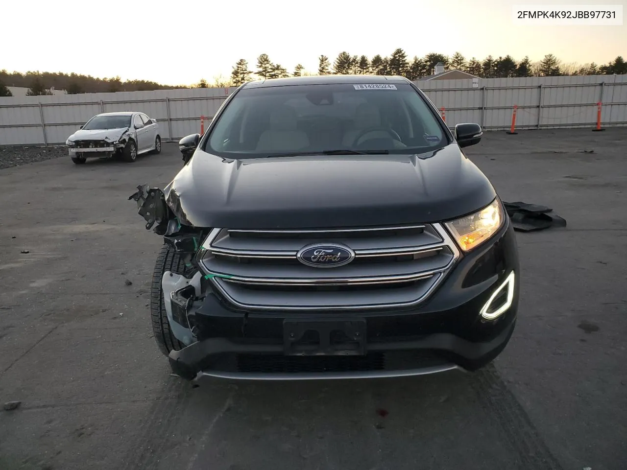 2018 Ford Edge Titanium VIN: 2FMPK4K92JBB97731 Lot: 81428524