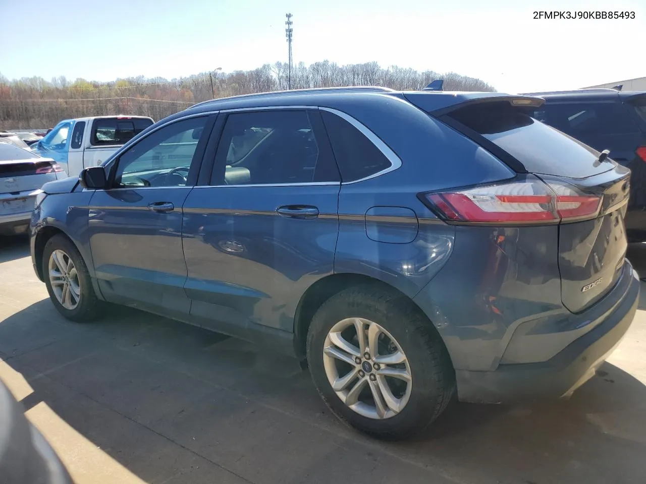 2019 Ford Edge Sel VIN: 2FMPK3J90KBB85493 Lot: 48692454