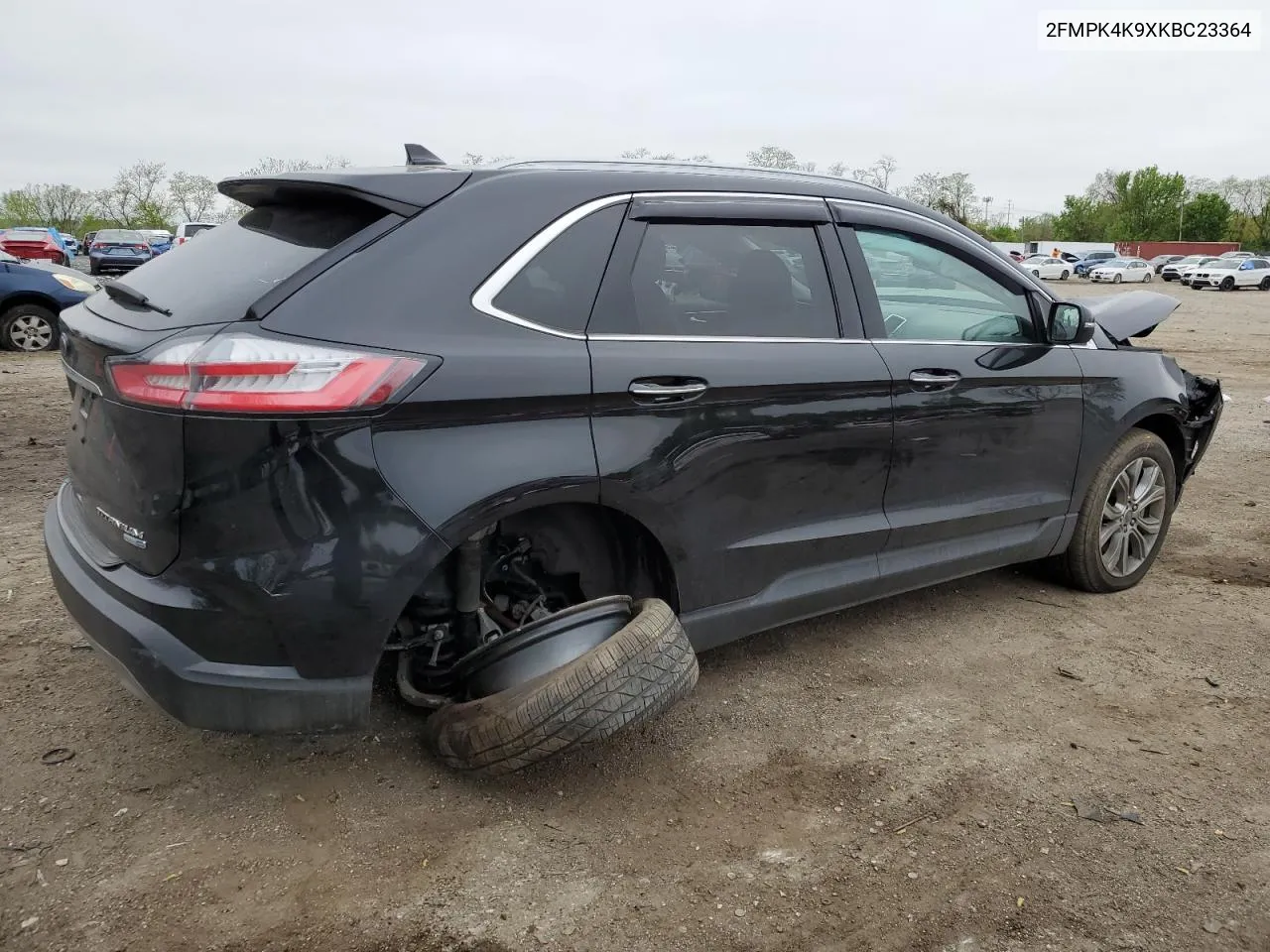 2019 Ford Edge Titanium VIN: 2FMPK4K9XKBC23364 Lot: 51428384