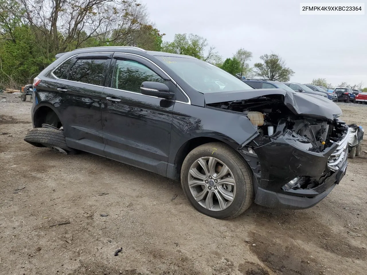 2019 Ford Edge Titanium VIN: 2FMPK4K9XKBC23364 Lot: 51428384