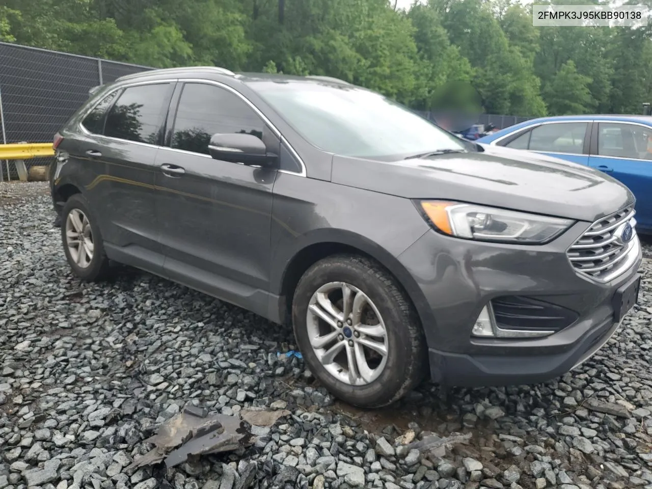 2019 Ford Edge Sel VIN: 2FMPK3J95KBB90138 Lot: 52756684