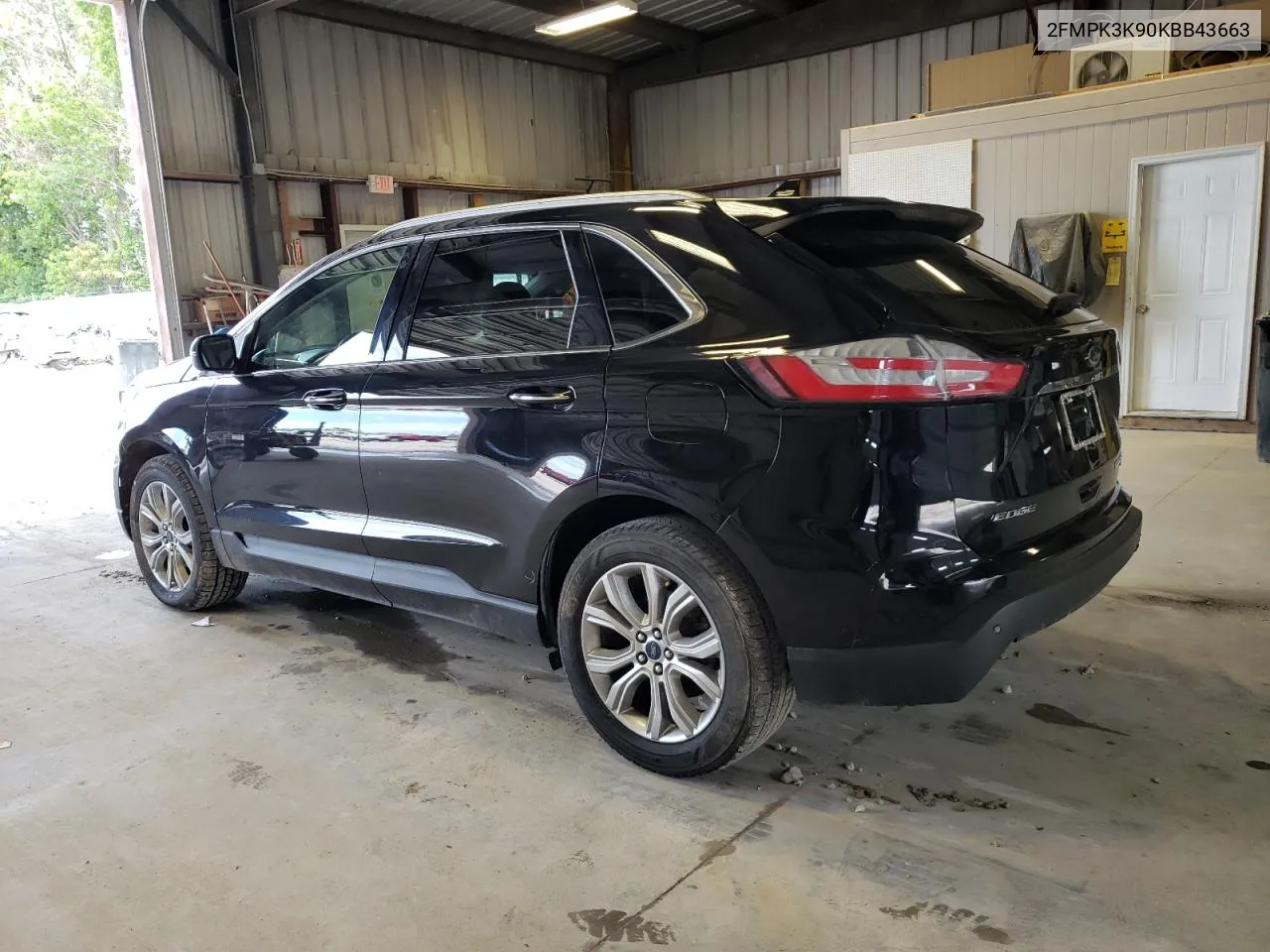 2019 Ford Edge Titanium VIN: 2FMPK3K90KBB43663 Lot: 55536194