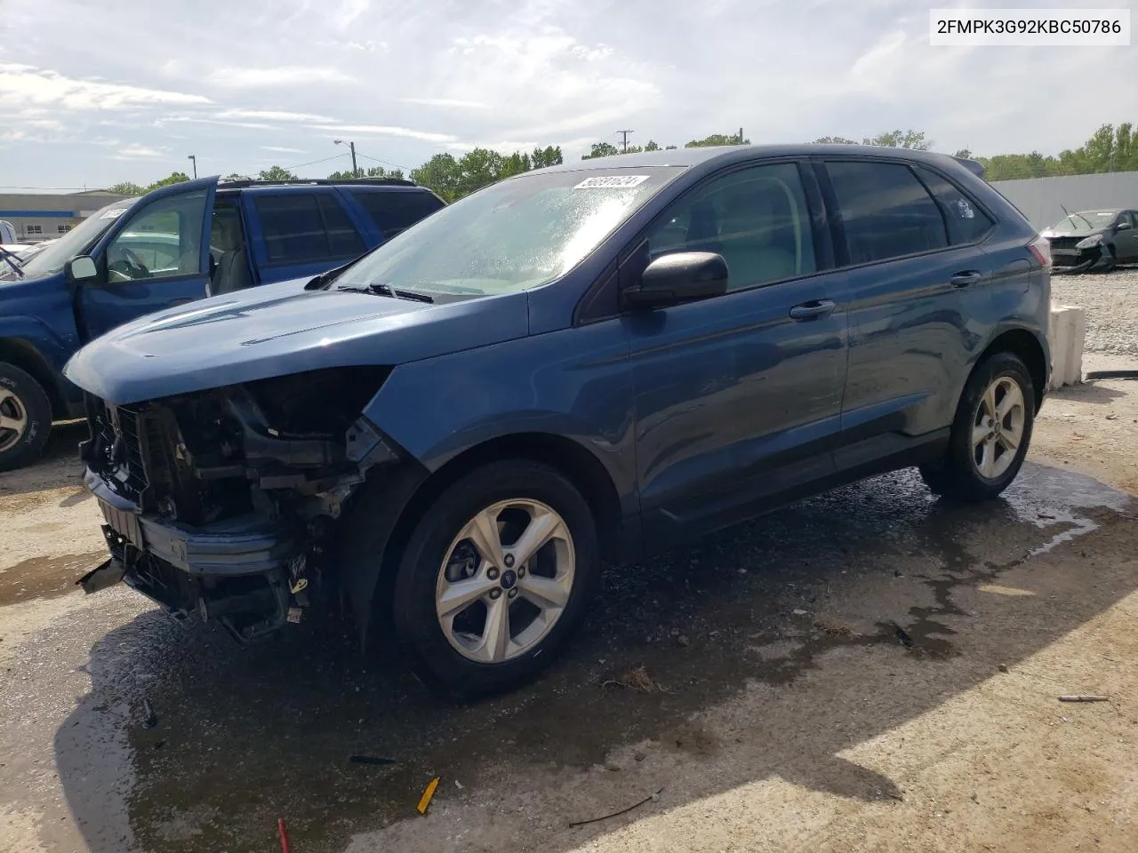 2019 Ford Edge Se VIN: 2FMPK3G92KBC50786 Lot: 56691624