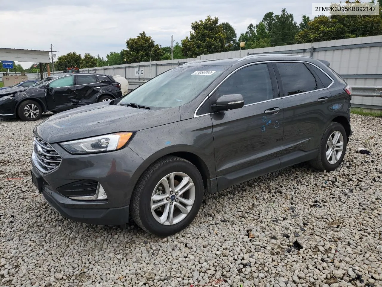 2FMPK3J95KBB92147 2019 Ford Edge Sel