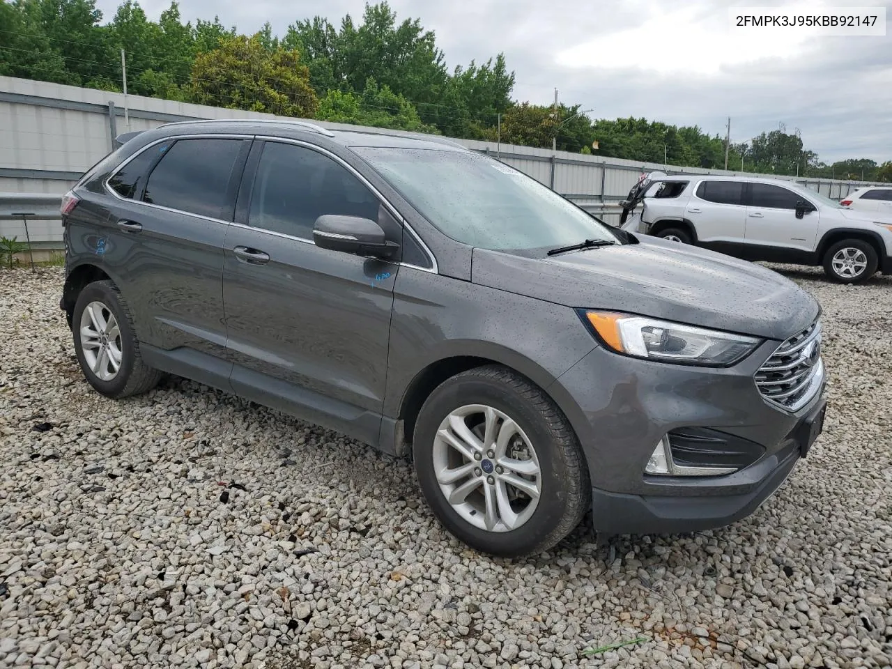 2FMPK3J95KBB92147 2019 Ford Edge Sel