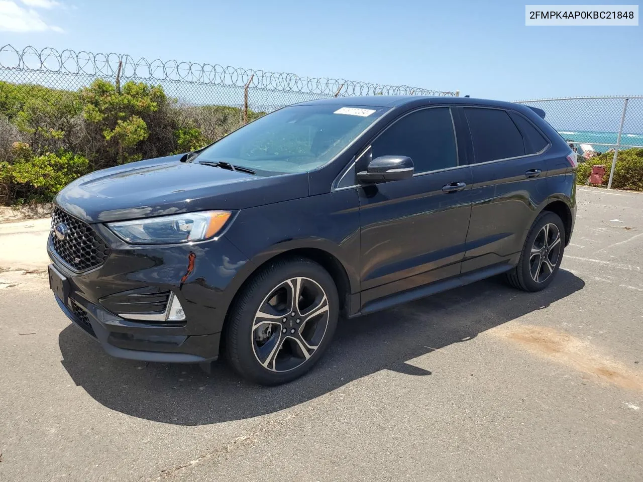 2019 Ford Edge St VIN: 2FMPK4AP0KBC21848 Lot: 57977234