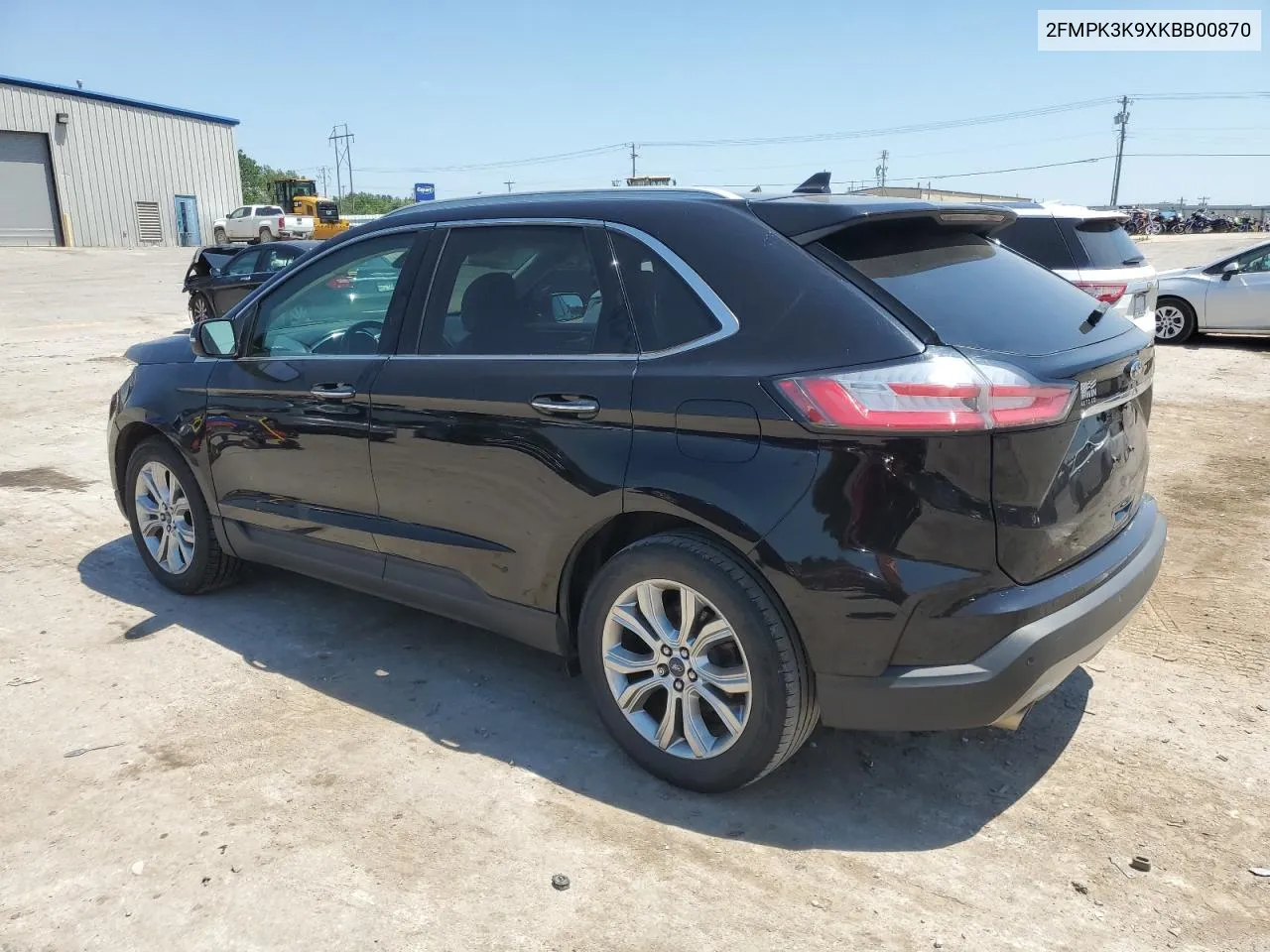 2019 Ford Edge Titanium VIN: 2FMPK3K9XKBB00870 Lot: 58541434