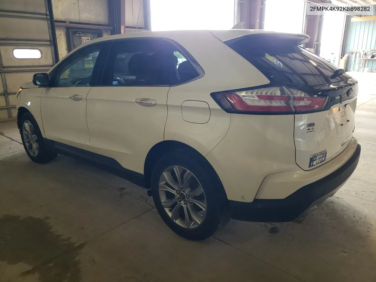 2019 Ford Edge Titanium VIN: 2FMPK4K92KBB98282 Lot: 61731884