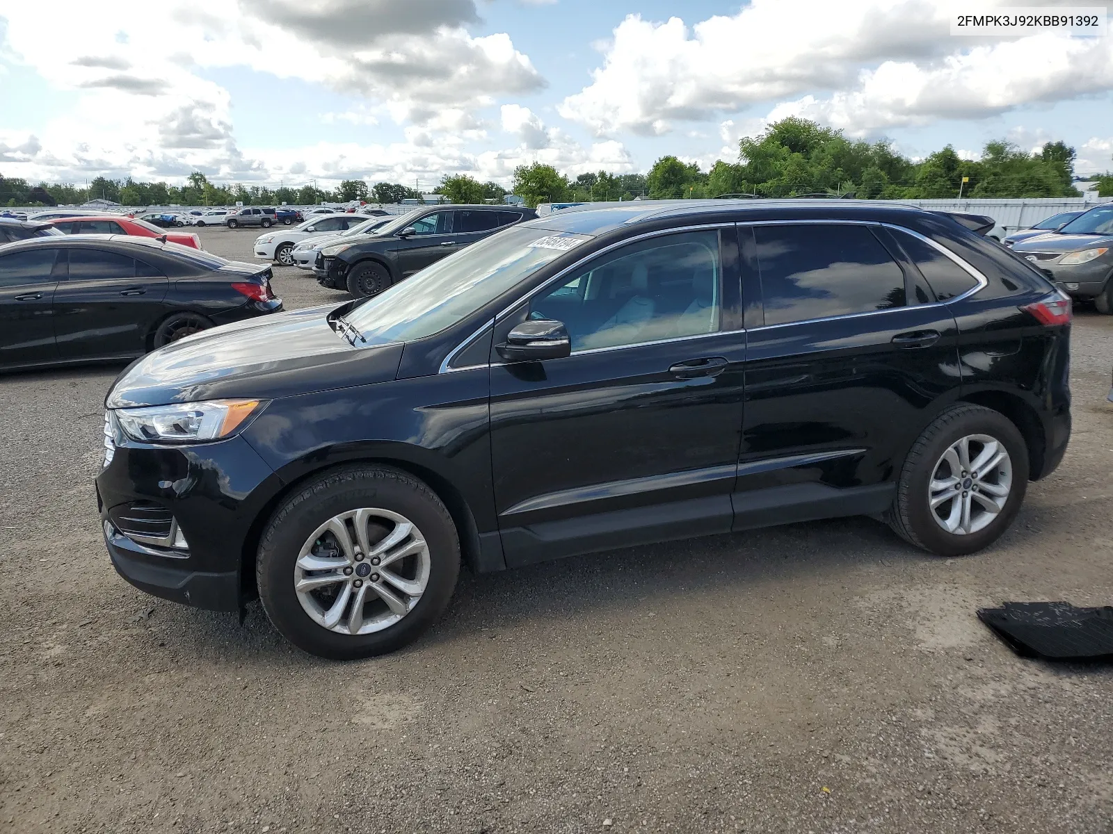 2019 Ford Edge Sel VIN: 2FMPK3J92KBB91392 Lot: 63458194