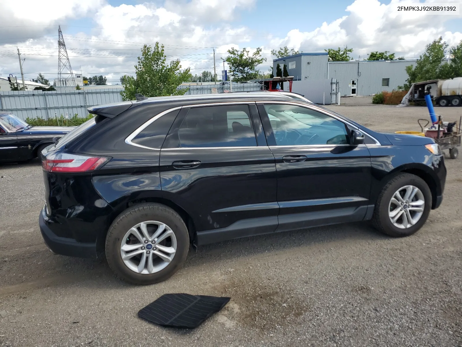 2019 Ford Edge Sel VIN: 2FMPK3J92KBB91392 Lot: 63458194