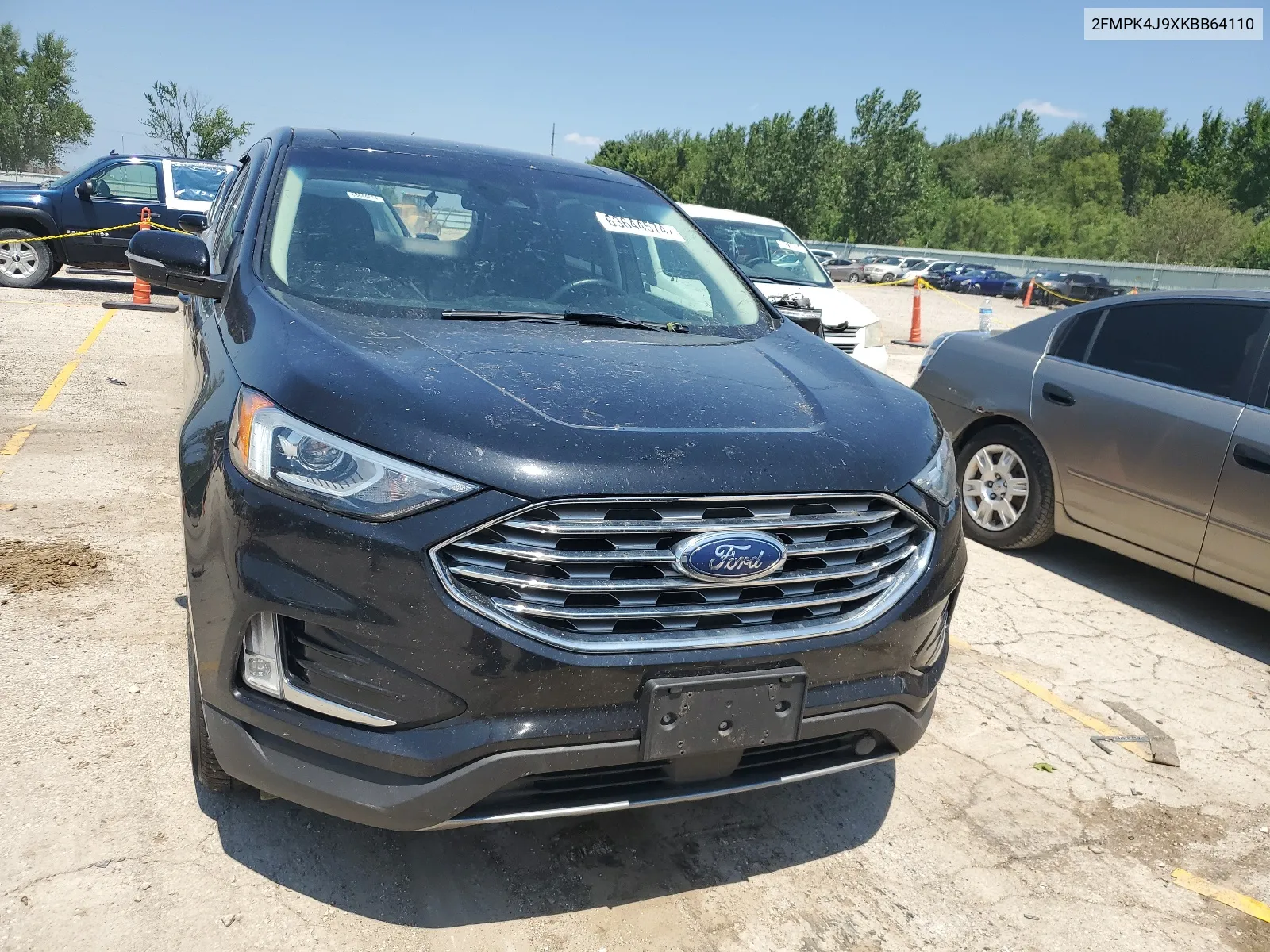 2019 Ford Edge Sel VIN: 2FMPK4J9XKBB64110 Lot: 63644574