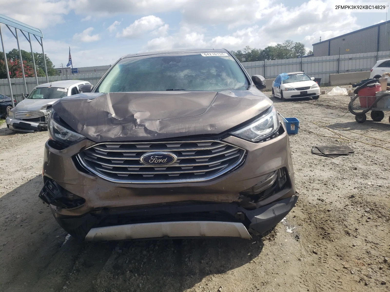 2FMPK3K92KBC14829 2019 Ford Edge Titanium