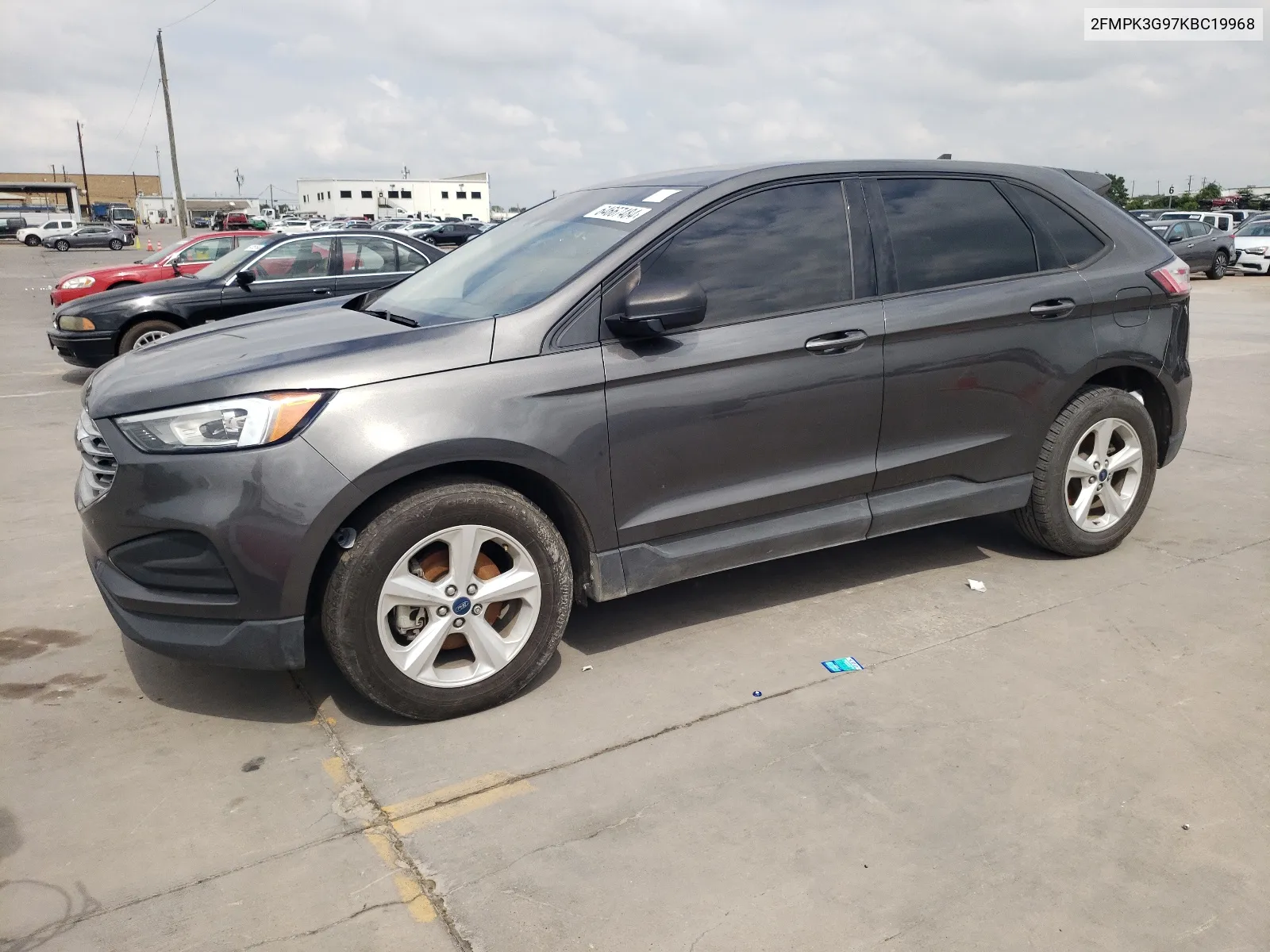 2019 Ford Edge Se VIN: 2FMPK3G97KBC19968 Lot: 64667484