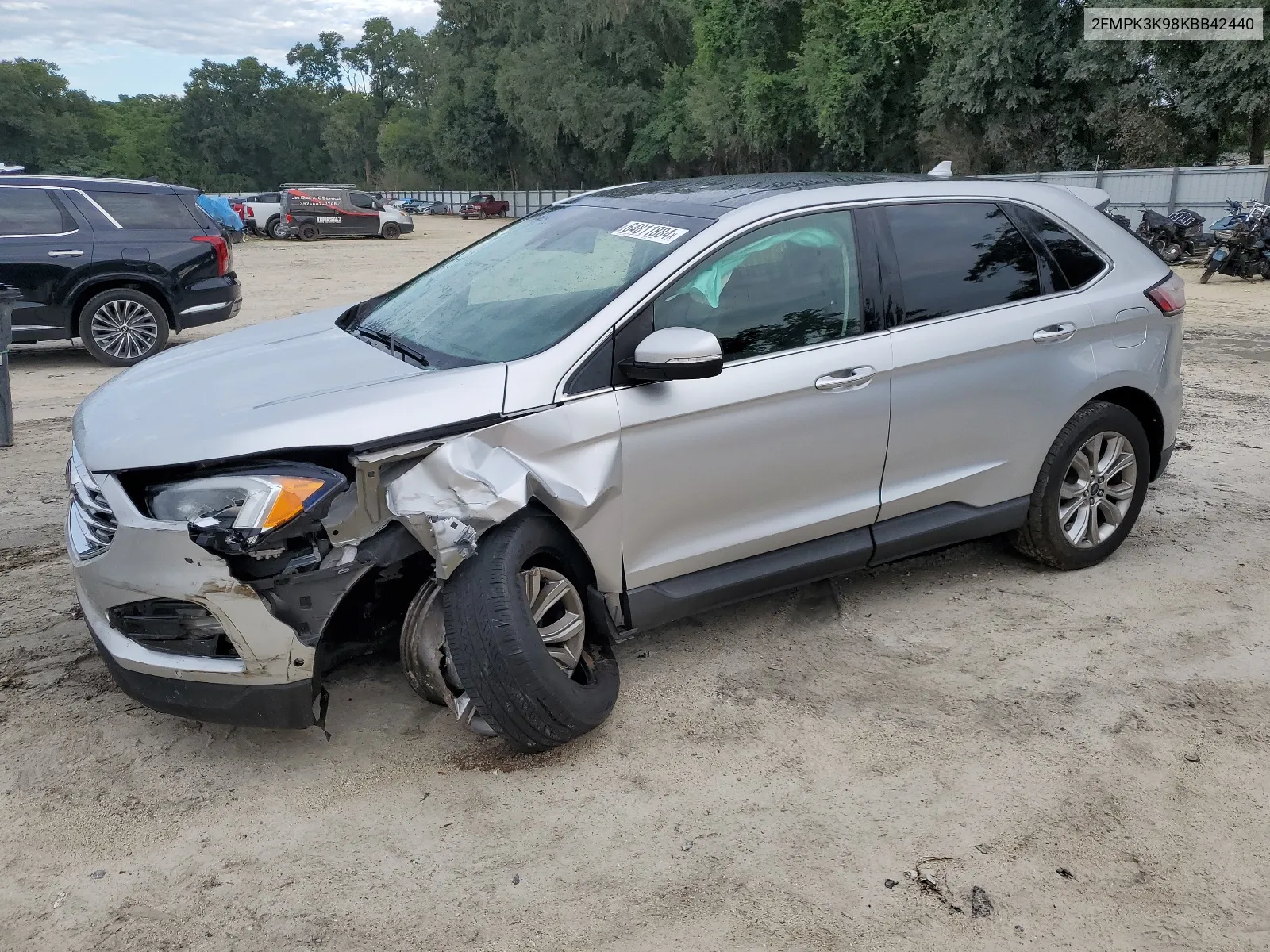 2019 Ford Edge Titanium VIN: 2FMPK3K98KBB42440 Lot: 64811884