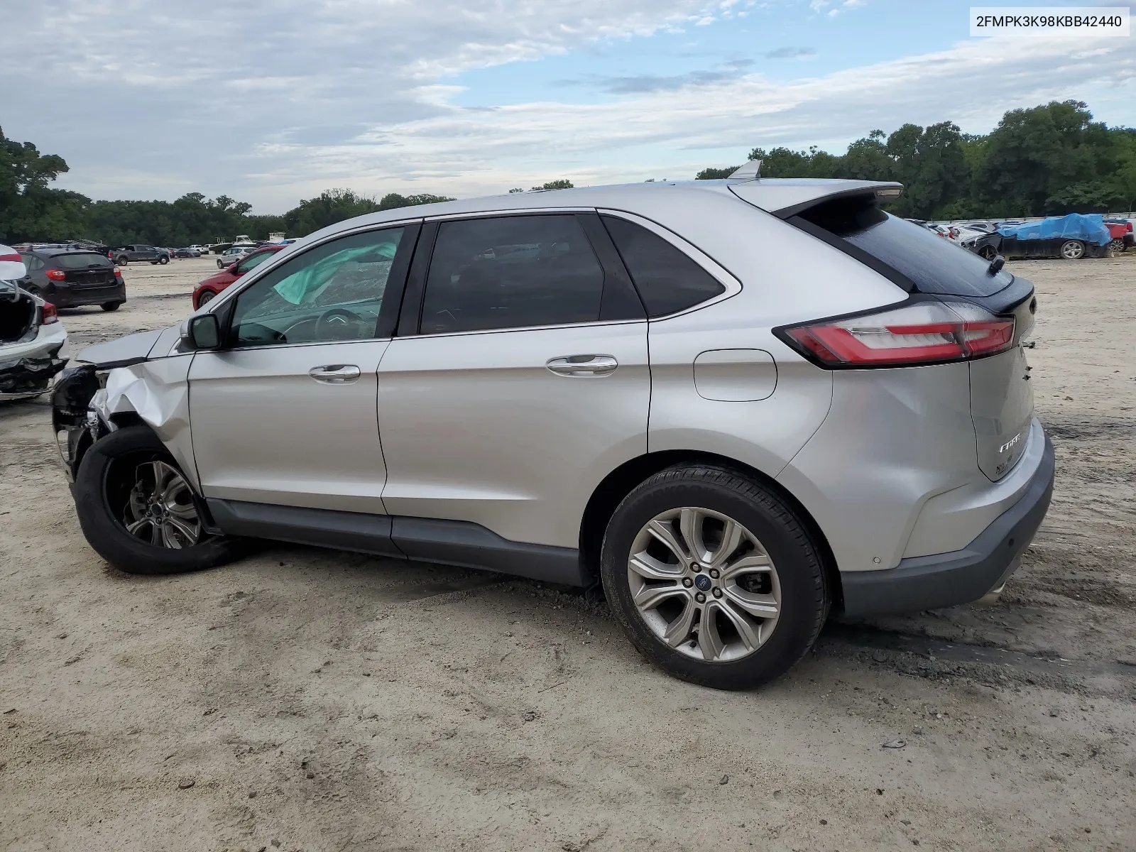 2019 Ford Edge Titanium VIN: 2FMPK3K98KBB42440 Lot: 64811884