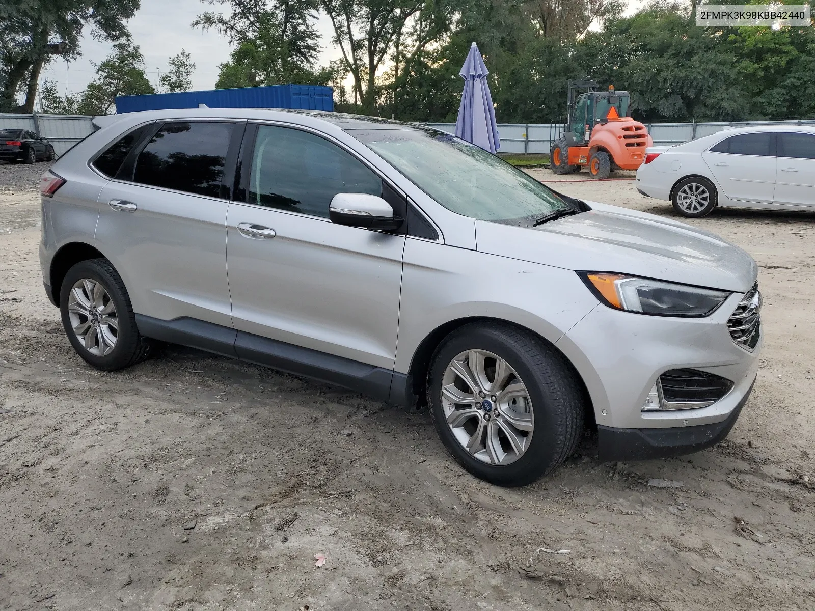 2019 Ford Edge Titanium VIN: 2FMPK3K98KBB42440 Lot: 64811884