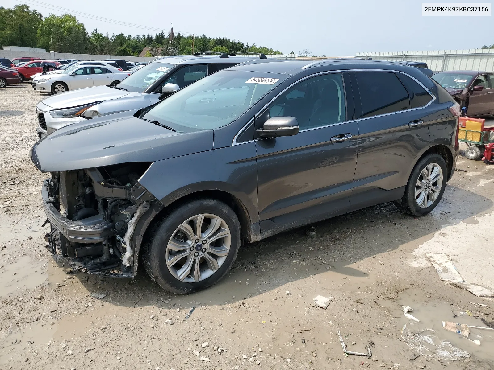 2FMPK4K97KBC37156 2019 Ford Edge Titanium