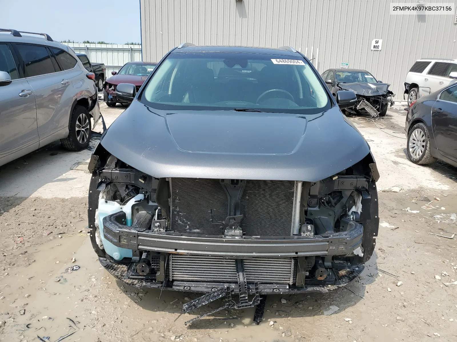 2FMPK4K97KBC37156 2019 Ford Edge Titanium