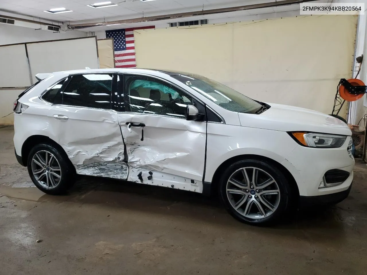 2019 Ford Edge Titanium VIN: 2FMPK3K94KBB20564 Lot: 65269194