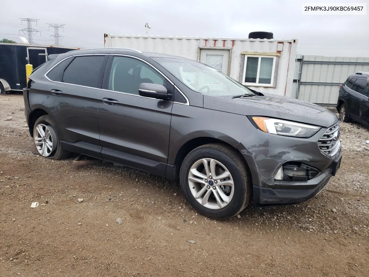 2019 Ford Edge Sel VIN: 2FMPK3J90KBC69457 Lot: 65383364