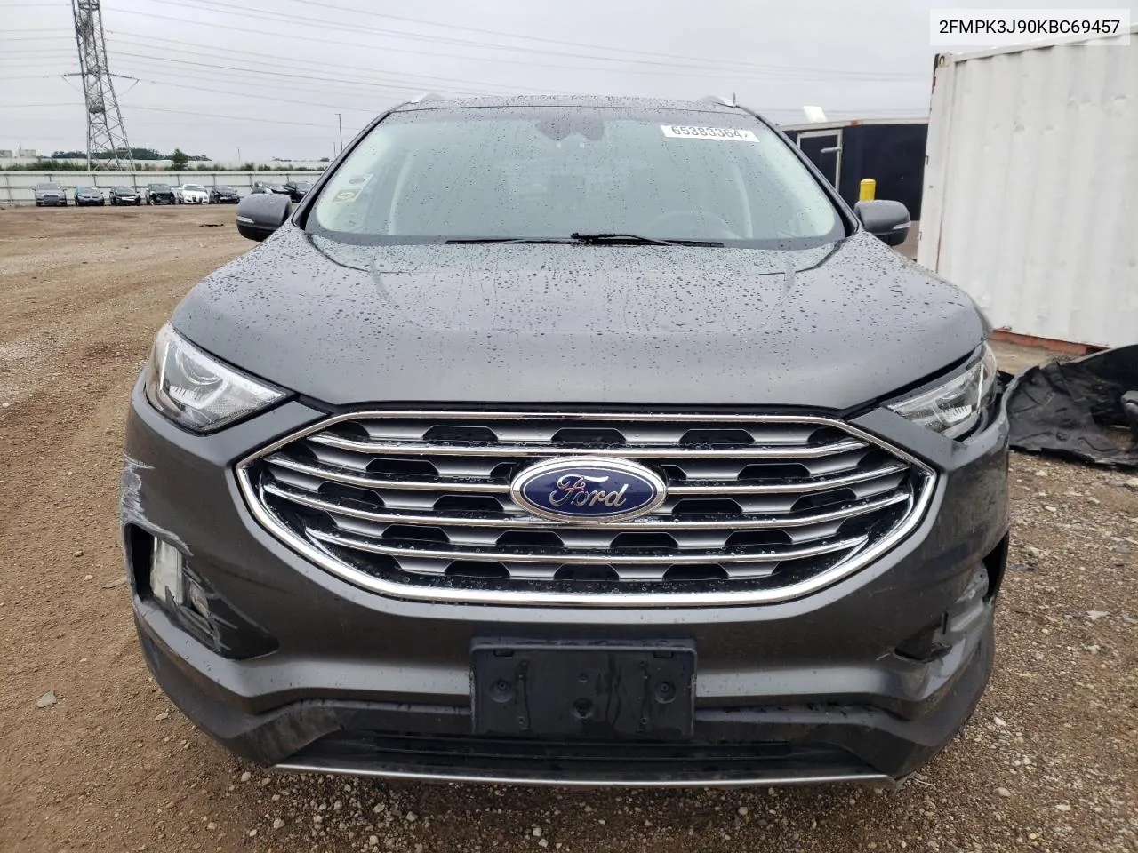 2019 Ford Edge Sel VIN: 2FMPK3J90KBC69457 Lot: 65383364