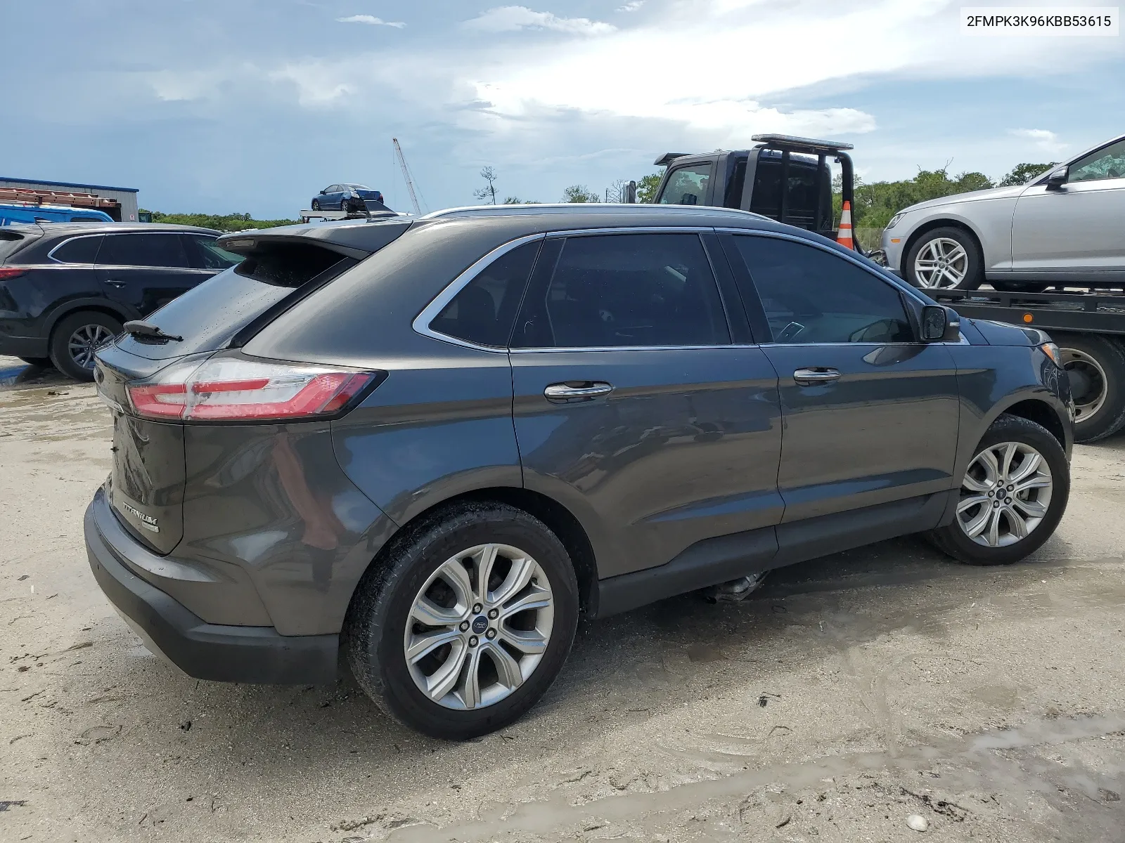 2019 Ford Edge Titanium VIN: 2FMPK3K96KBB53615 Lot: 66278364