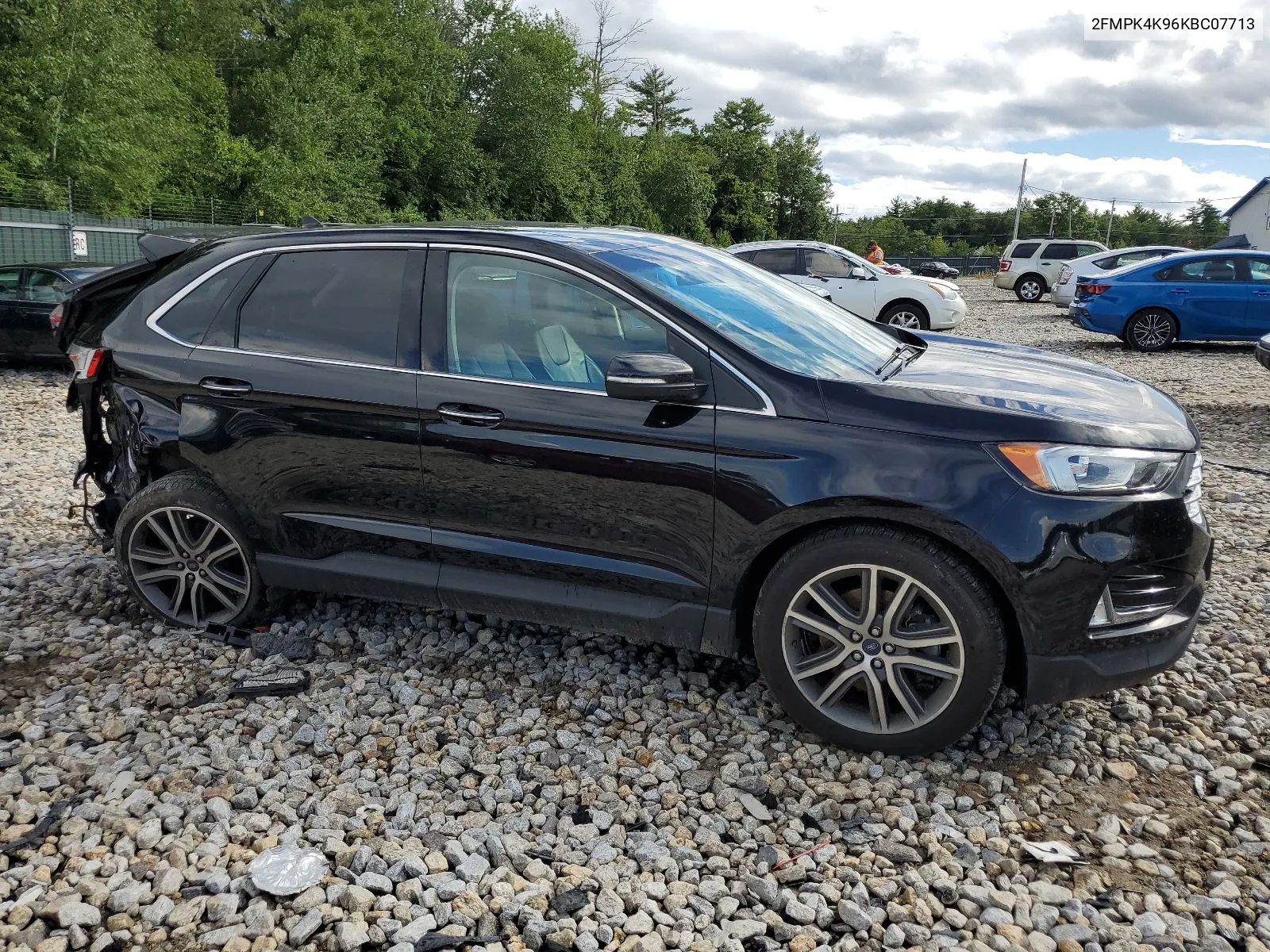 2019 Ford Edge Titanium VIN: 2FMPK4K96KBC07713 Lot: 66937634