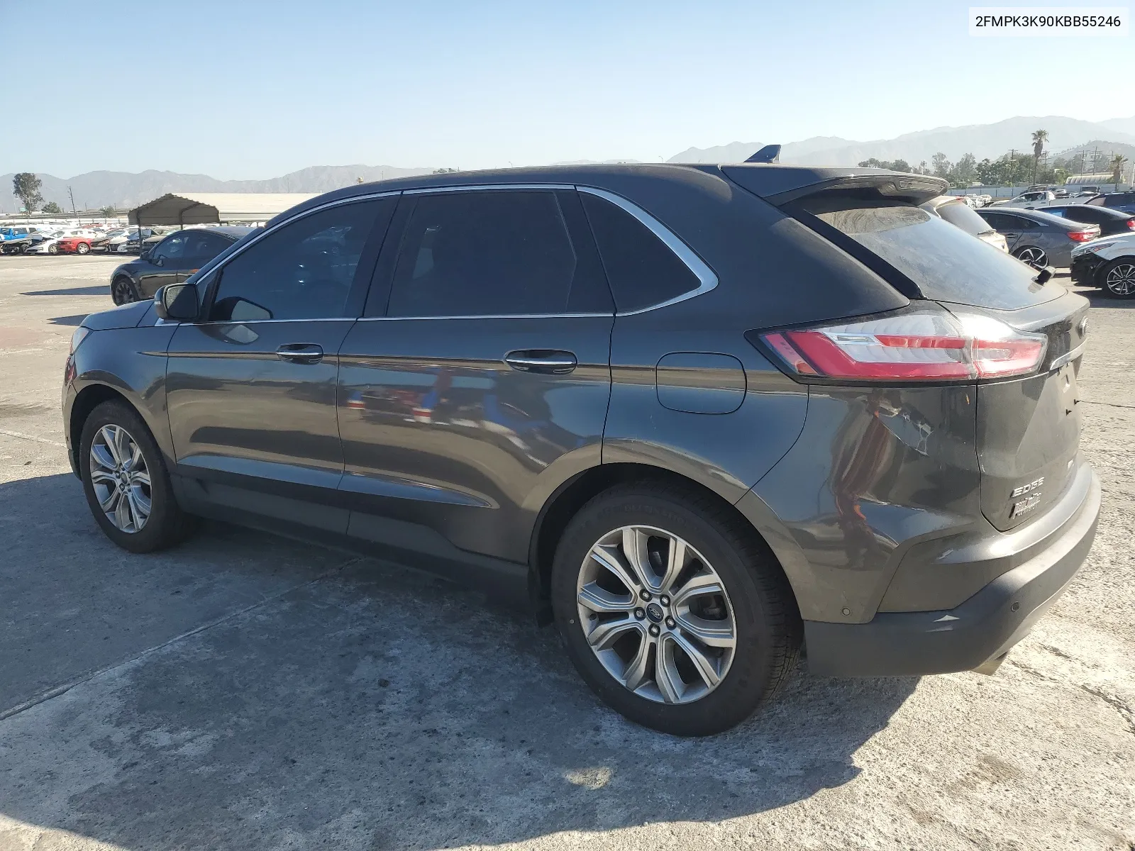 2019 Ford Edge Titanium VIN: 2FMPK3K90KBB55246 Lot: 66991404