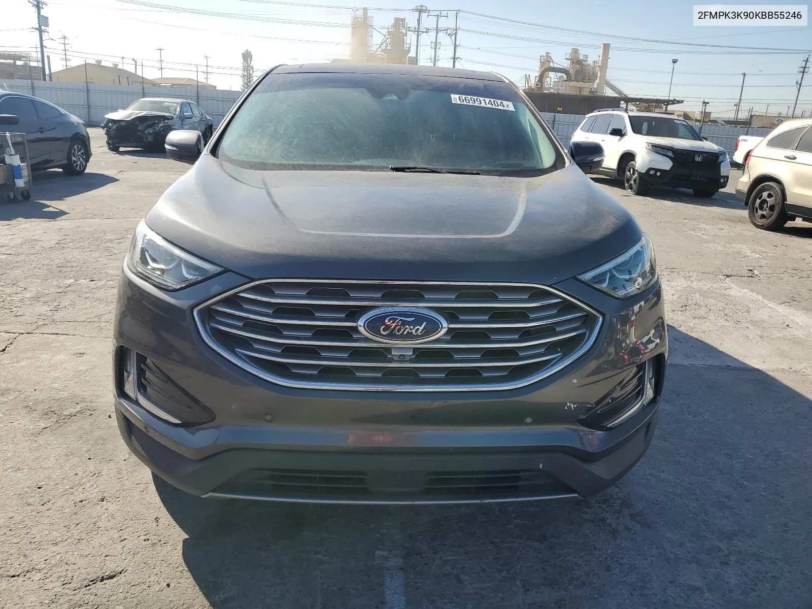 2019 Ford Edge Titanium VIN: 2FMPK3K90KBB55246 Lot: 66991404