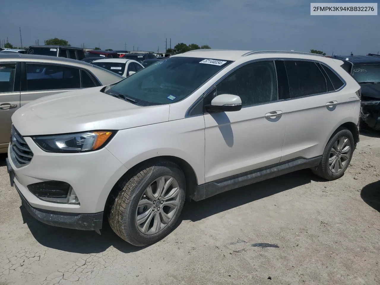 2019 Ford Edge Titanium VIN: 2FMPK3K94KBB32276 Lot: 67144034