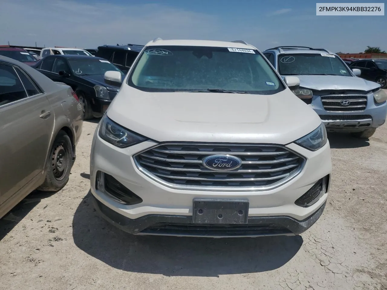 2019 Ford Edge Titanium VIN: 2FMPK3K94KBB32276 Lot: 67144034