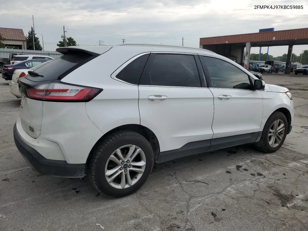 2FMPK4J97KBC59885 2019 Ford Edge Sel