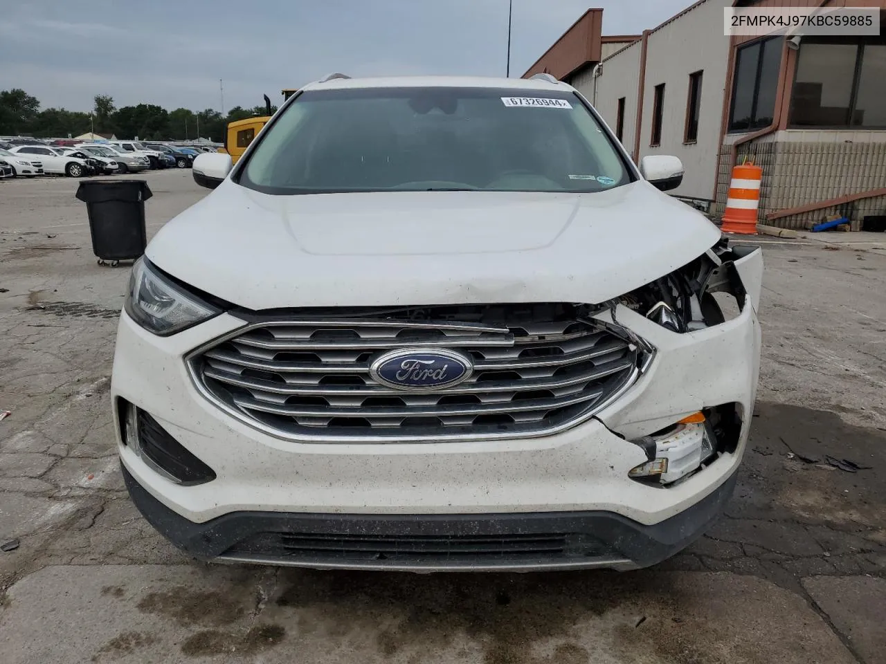 2019 Ford Edge Sel VIN: 2FMPK4J97KBC59885 Lot: 67326944