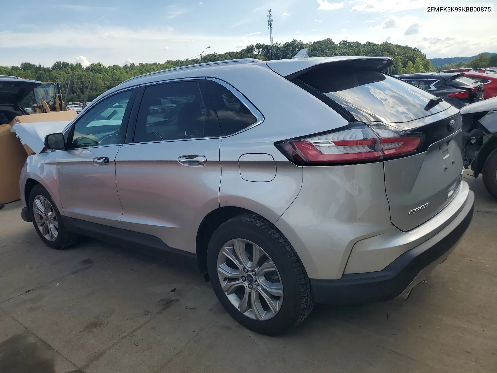 2019 Ford Edge Titanium VIN: 2FMPK3K99KBB00875 Lot: 67407144