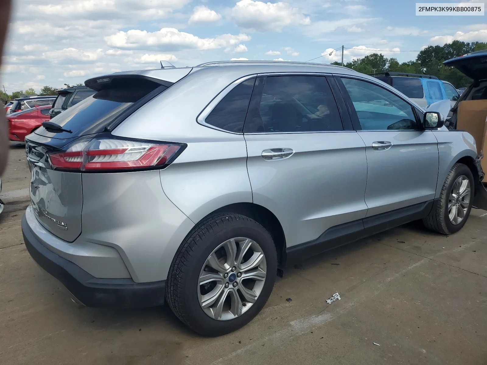 2019 Ford Edge Titanium VIN: 2FMPK3K99KBB00875 Lot: 67407144