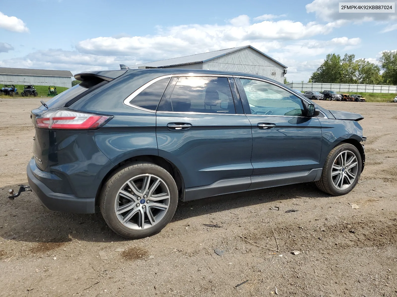 2019 Ford Edge Titanium VIN: 2FMPK4K92KBB87024 Lot: 67830634