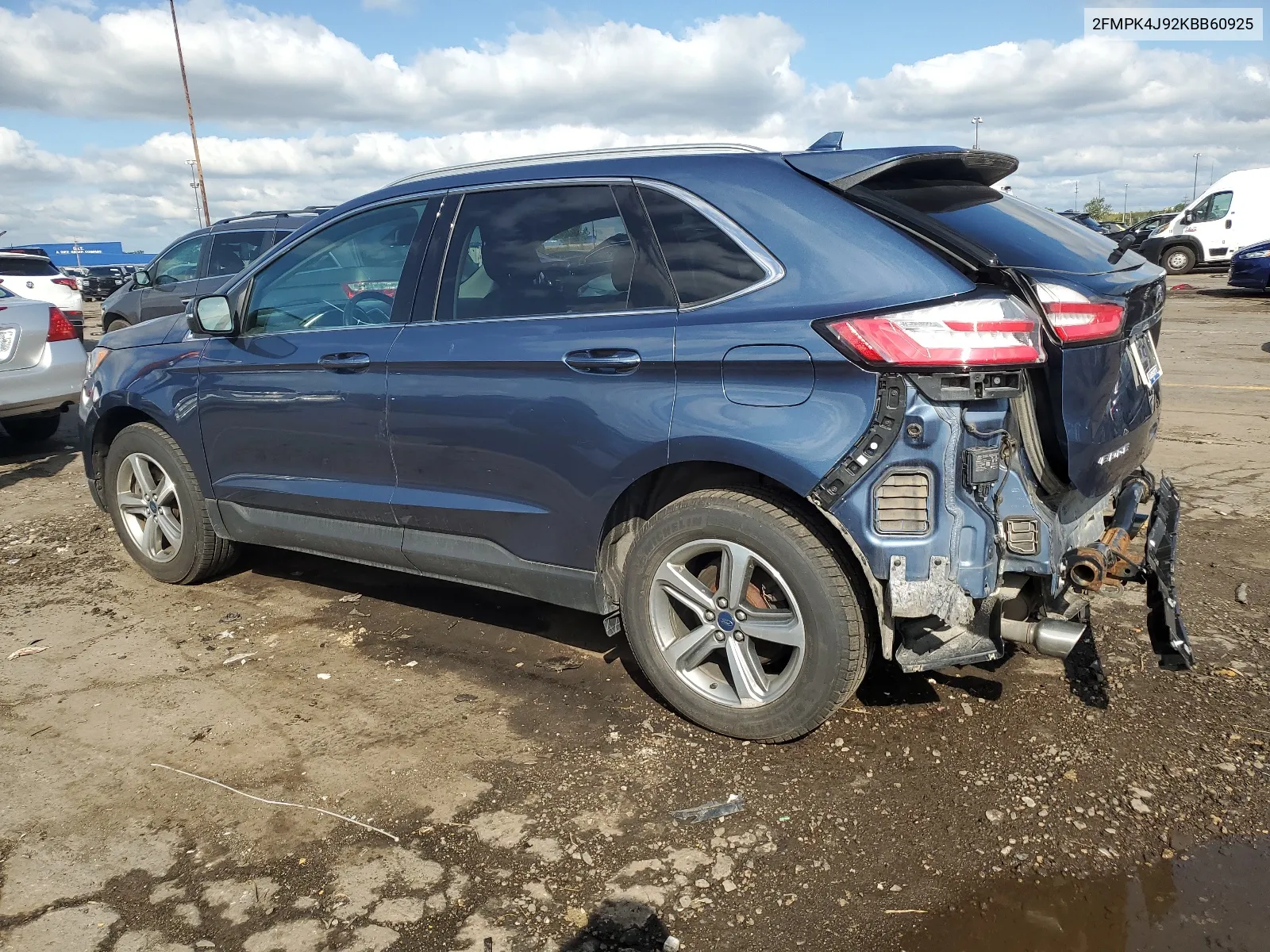 2019 Ford Edge Sel VIN: 2FMPK4J92KBB60925 Lot: 67950854