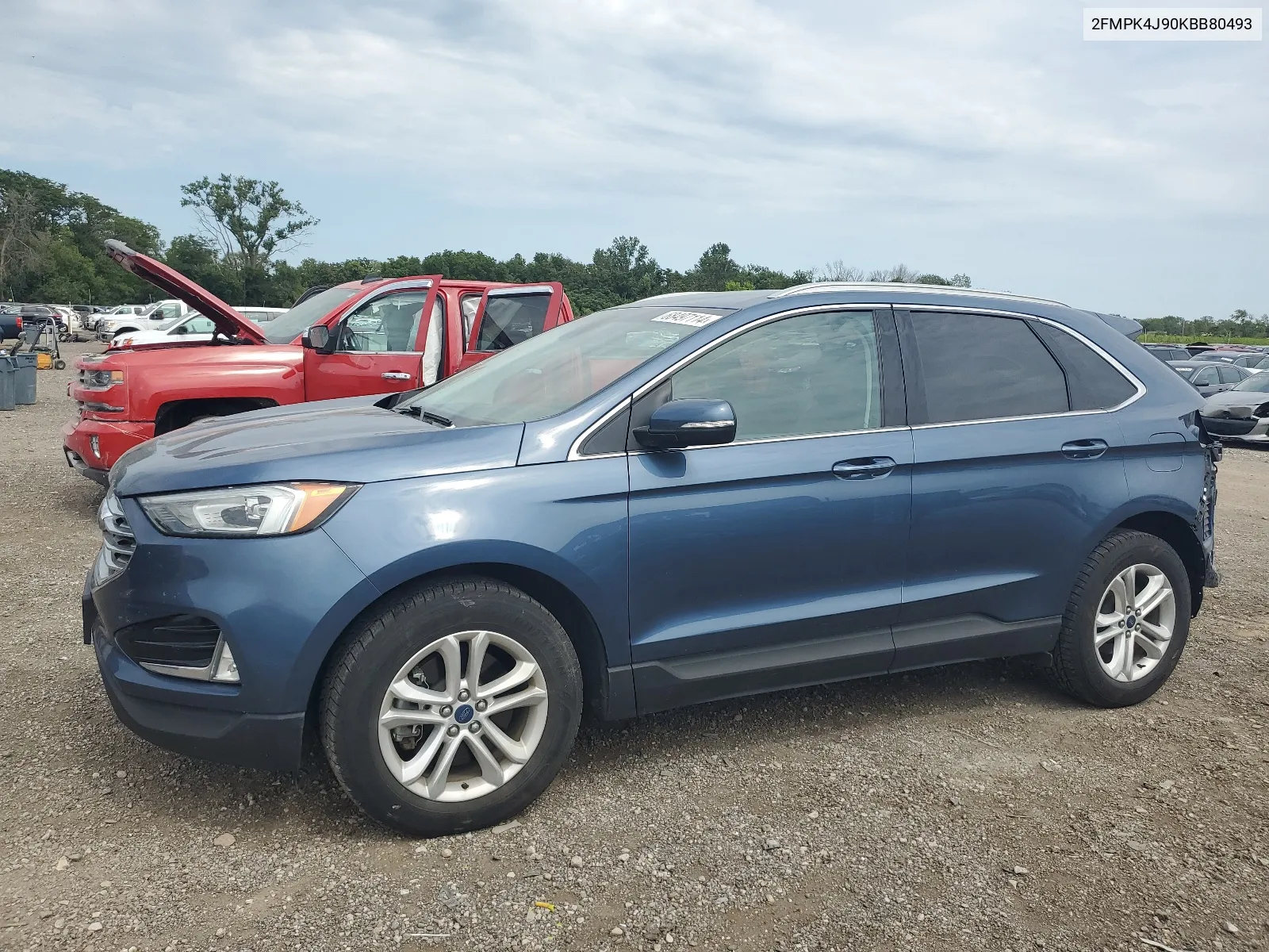 2019 Ford Edge Sel VIN: 2FMPK4J90KBB80493 Lot: 68497114