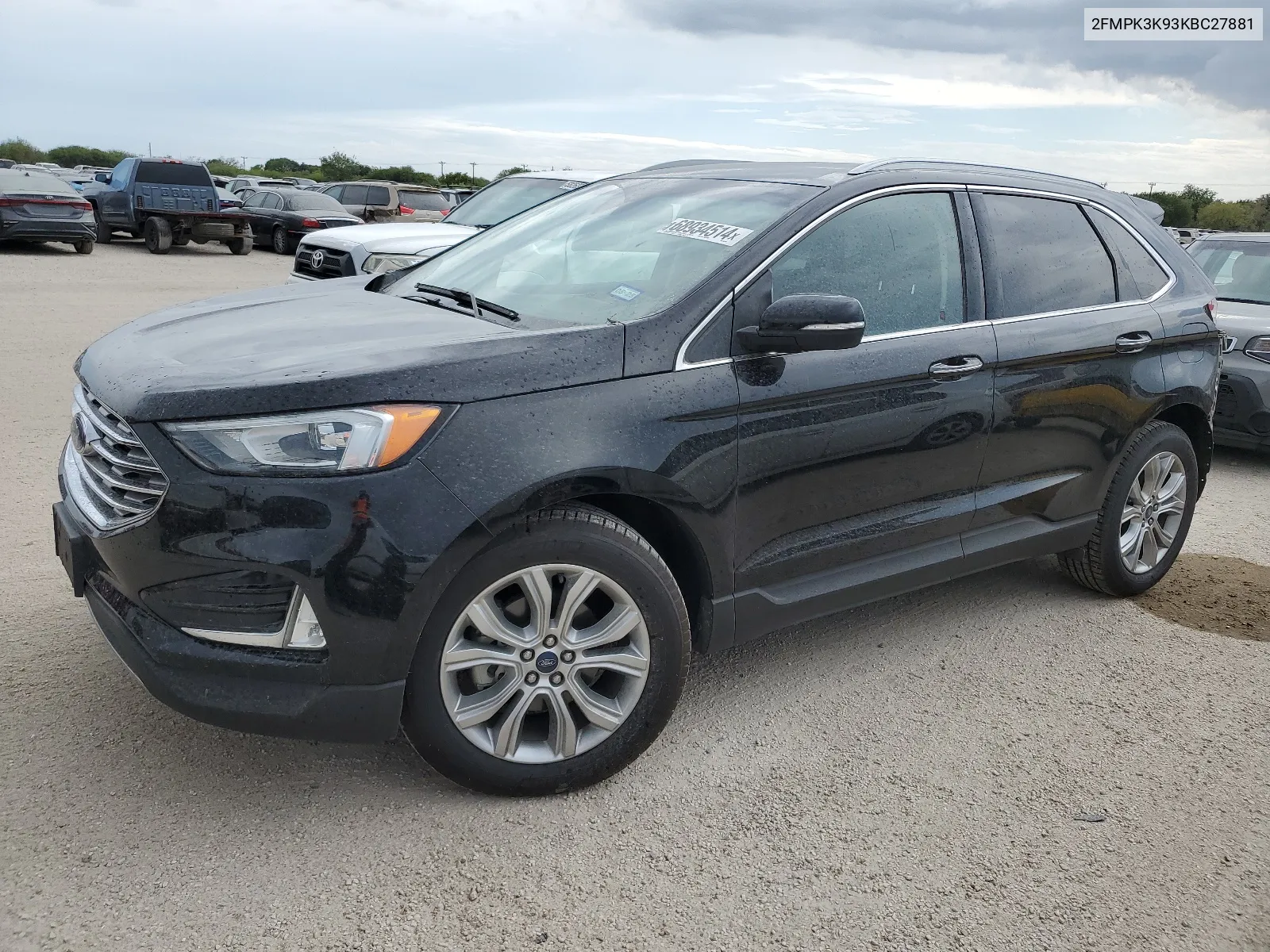 2019 Ford Edge Titanium VIN: 2FMPK3K93KBC27881 Lot: 68934514