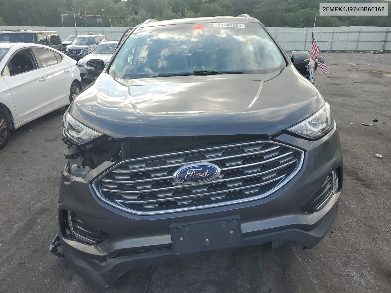 2FMPK4J97KBB66168 2019 Ford Edge Sel