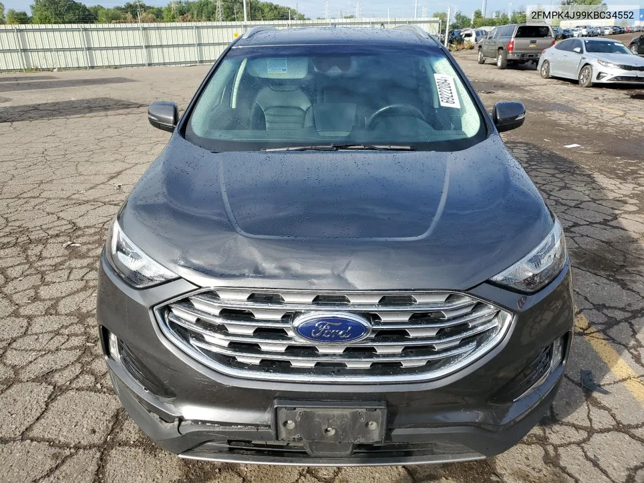 2019 Ford Edge Sel VIN: 2FMPK4J99KBC34552 Lot: 69222084