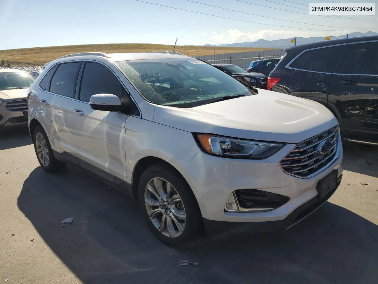 2019 Ford Edge Titanium VIN: 2FMPK4K98KBC73454 Lot: 69691214